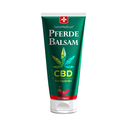 Balsamo di cavallo con riscaldamento al CBD