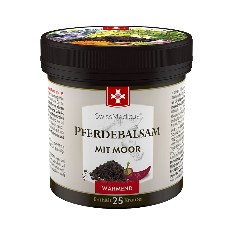 Pferdebalsam con riscaldamento alla torba