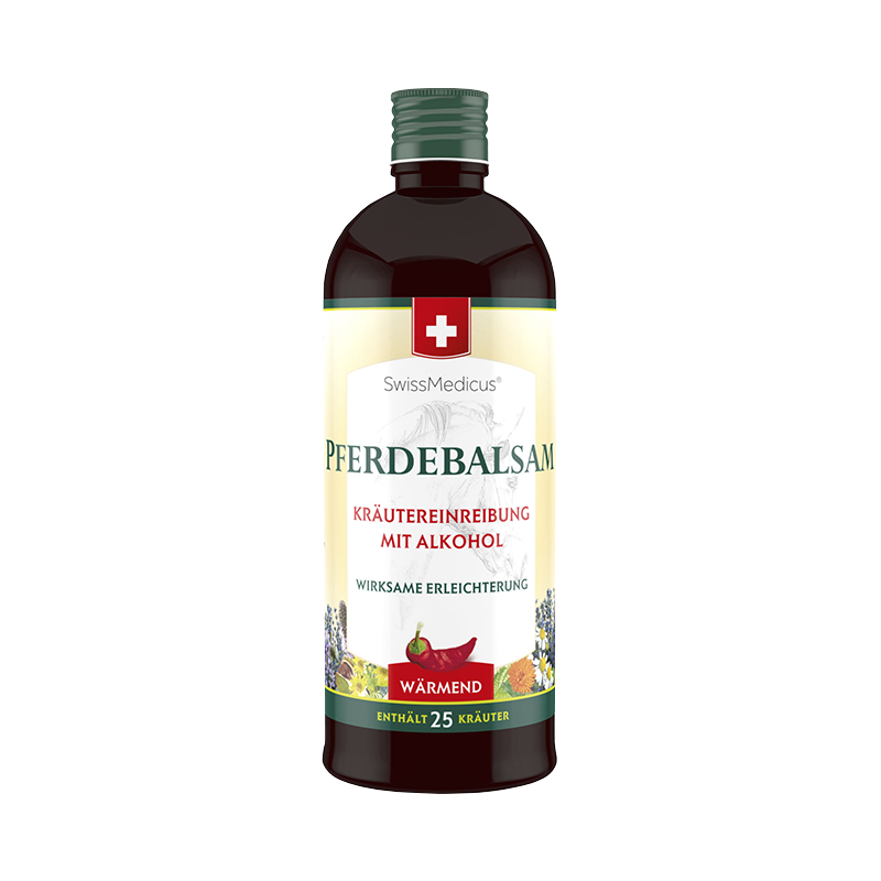 Pferdebalsam Lubrificante alcolico alle erbe caldo